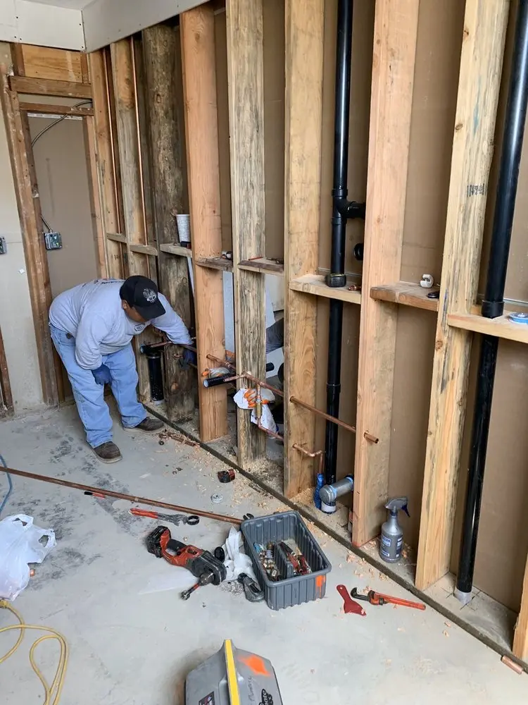 Commercial rough-in plumbing for Trenchless Sewer Repair in Edmondson